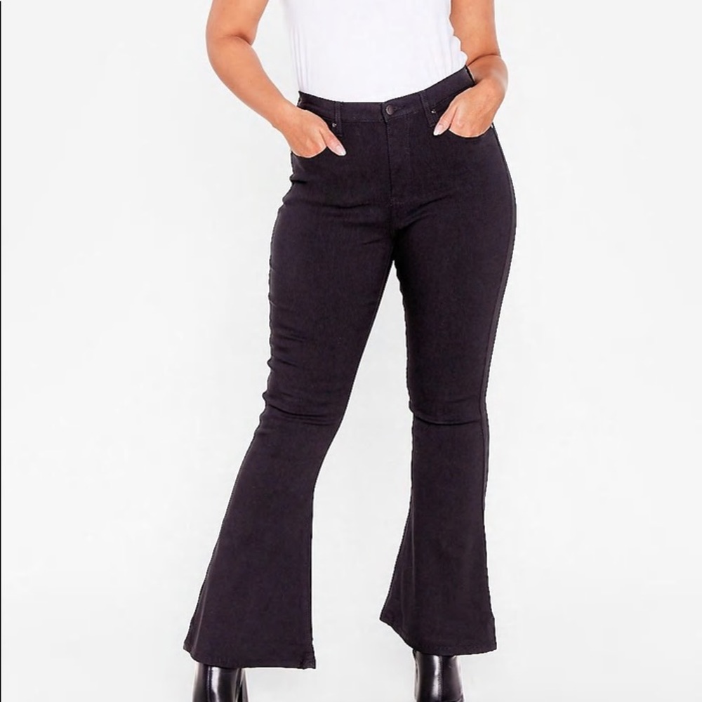 nasty gal flare jeans